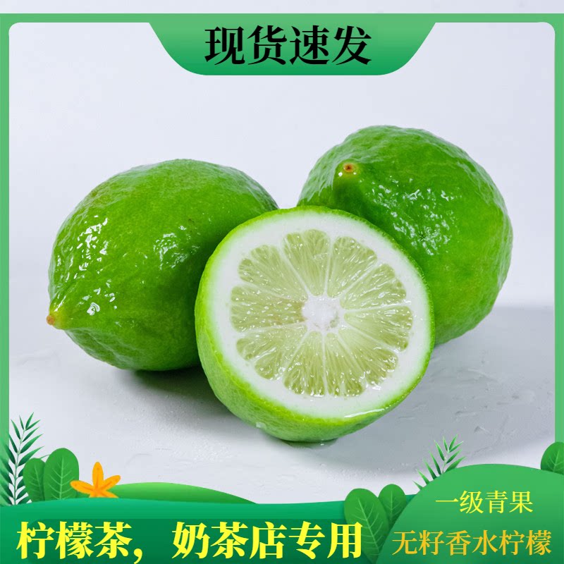 广西香水柠檬奶茶店专用无籽新鲜5斤大果香柠檬果园四季现摘现发