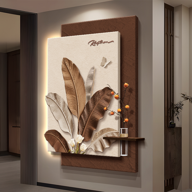 家大业大2025新款中古风入户玄关正对门装饰画 画走廊过道尽头挂