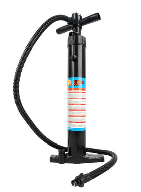 黑色一体式双向充气手拉泵sup桨板冲浪板划水板通用打气泵27.5PSI