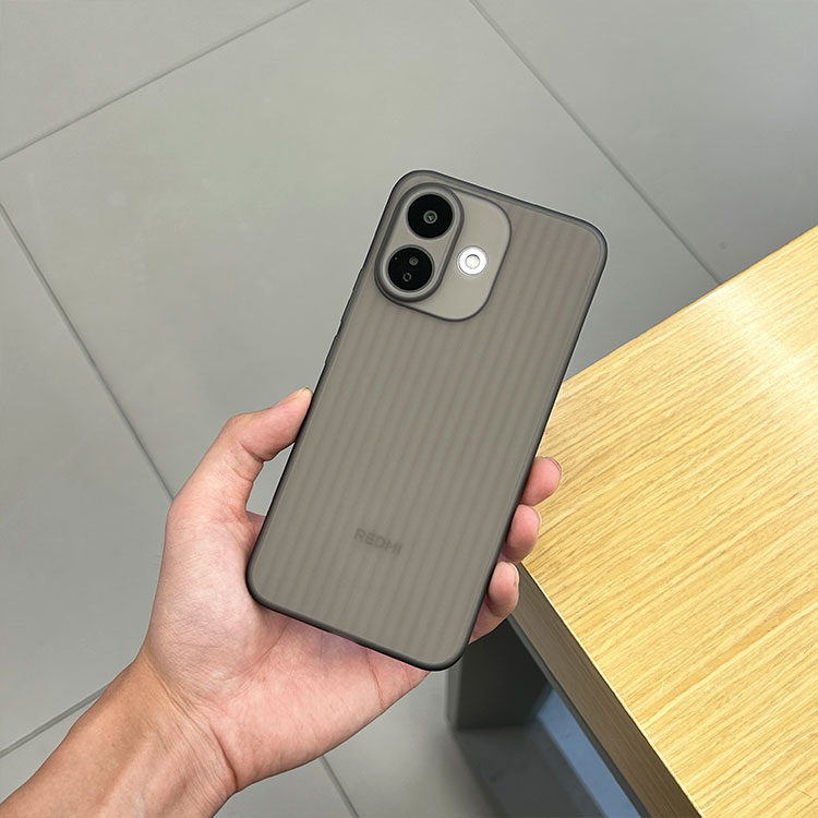 适用红米note17保护壳微磨砂波纹行李箱轻薄软壳NOTE17PRO保护套不油腻防摔防滑圆边17Pro