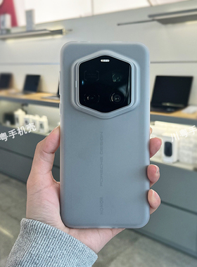 适用荣耀Magic7RSR保时捷手机壳微晶软磨砂简约镜头大孔透明爆款保护壳