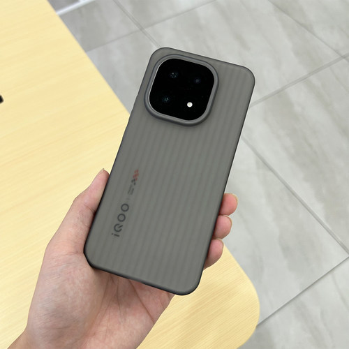 适用IQOO15手机壳波纹软壳圆弧边潮款简约轻薄保护套vivo
