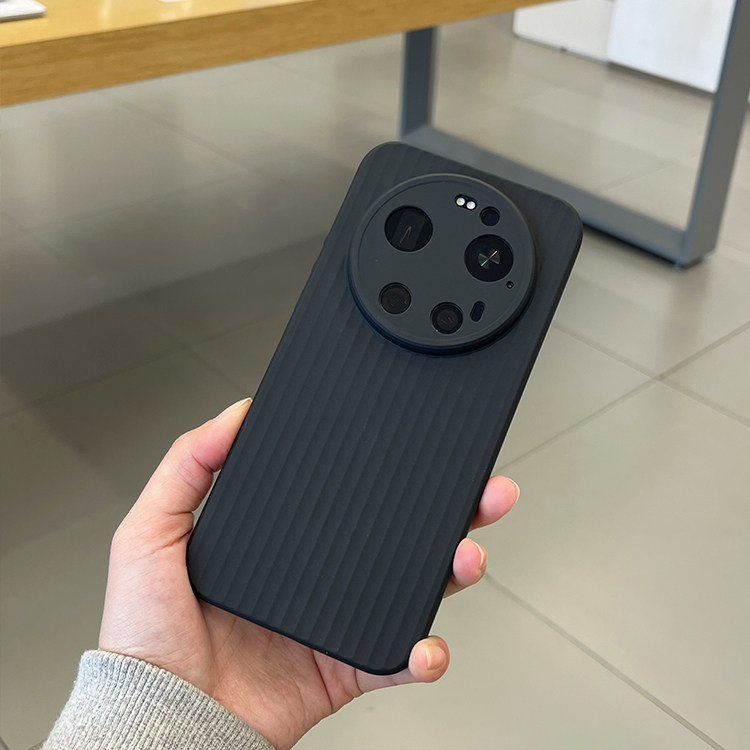 适用小米17ULTRA手机壳波纹软壳瓦楞壳简约轻薄不沾指纹圆弧边全包保护套