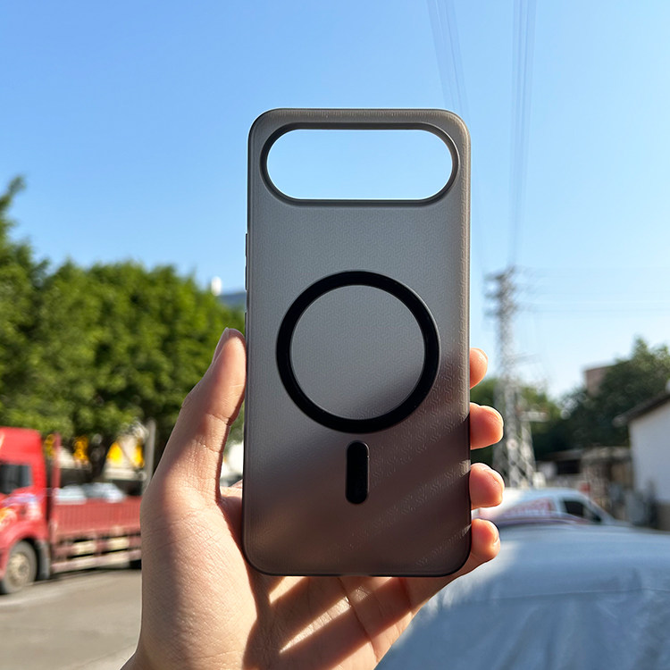 适用荣耀500手机壳magsafe车载无线充电强磁背面纹理防滑保护套500pro