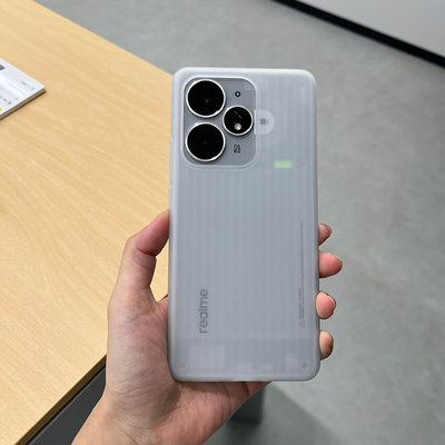 新款微磨砂波纹软壳适用真我Neo7Turbo手机壳高级网红商务全包镜头保护realme潮款防滑保护壳