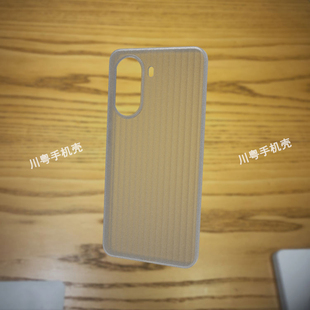 适用红米Turbo4手机壳Redmi瓦楞纹软壳网红简约透明细微磨砂轻薄保护套