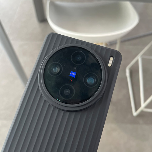 适用于x100pro手机壳vivo软壳行李箱波纹款x100个性潮款磨砂网红轻薄简约防滑防摔大孔透明保护壳