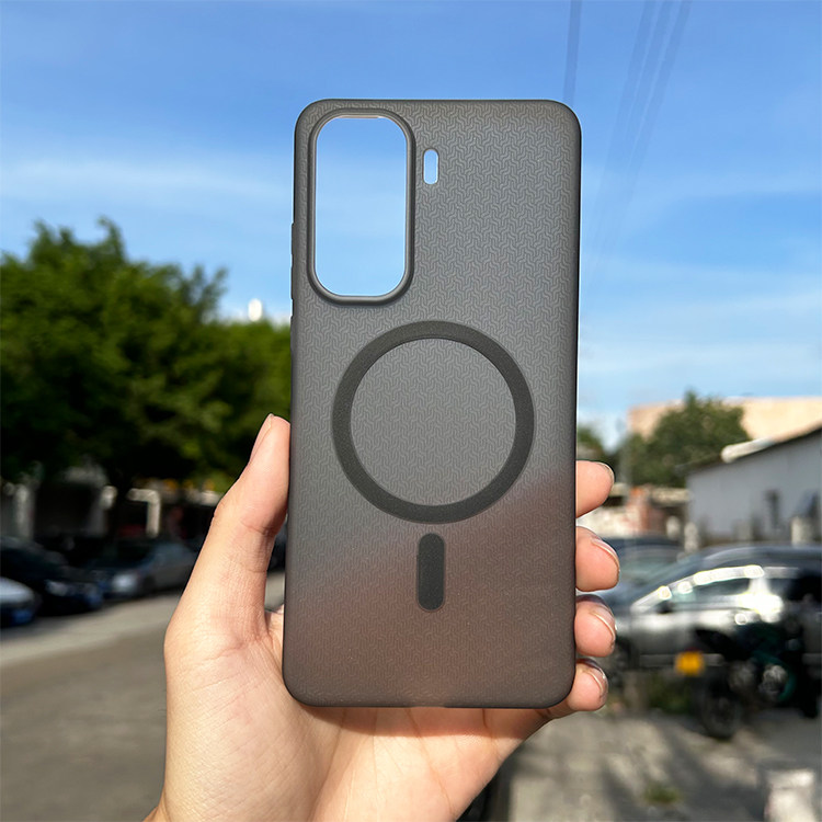 适用iqooneo11手机壳磁吸软壳magsafe车载支架无线充强磁纹理防滑neo11保护壳vivo