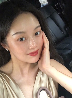 晚晚花珊珊同款耳环 纽约设计师Maria Tash纯银水滴形钻石耳钉