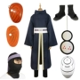 Naruto Uchiha với quần áo COS đất Xiao tổ chức Xiao Fei mặt nạ nam cosplay áo choàng đầy đủ quần áo - Cosplay mon cosplay