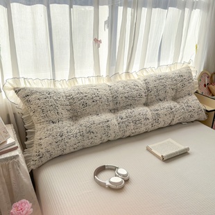 床头软包靠垫双人沙发学生宿舍靠枕榻榻米卧室床头可拆洗护腰靠背