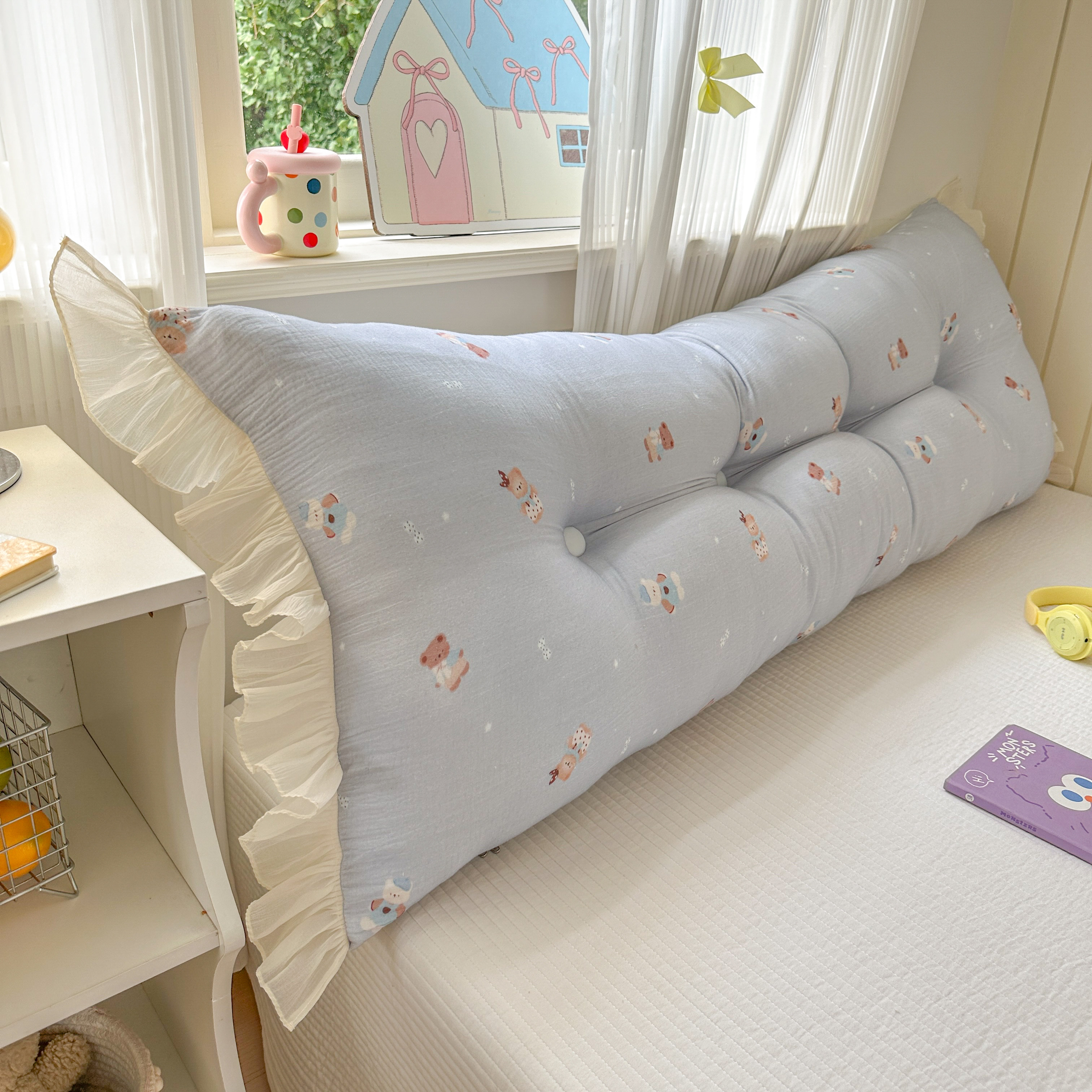 床头大靠垫棉加绒公主双人靠枕榻榻米沙发床头软包护腰靠背可拆,居家布艺,床头靠垫,淘宝优惠券,粉丝福利购,淘宝优惠卷