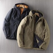 御寒保暖连帽棉衣外套潮 时尚 NIAOXI都市户外防风防水外贸男装 冬季