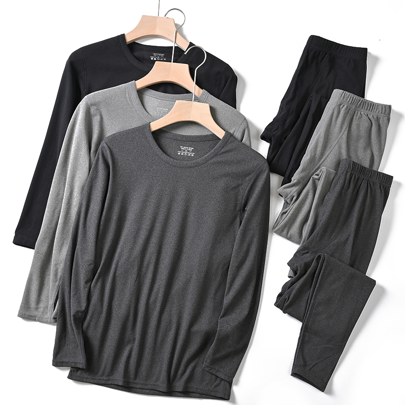 双面德绒圆领保暖内衣秋裤