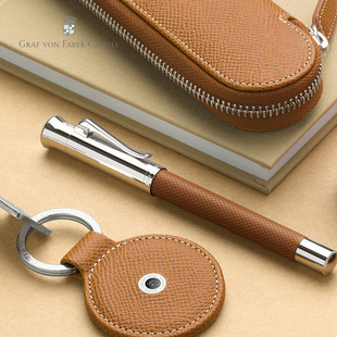 辉柏嘉伯爵 图纹系列宝珠笔签字笔德国进口子弹头水笔中性笔高档