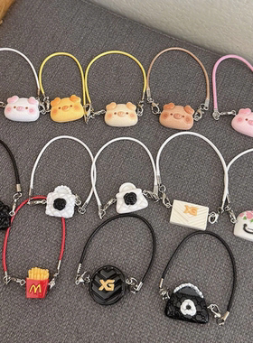 小香包~123代labubu拉布布搪胶公仔配饰品盲盒泡泡玛特17cm挂件