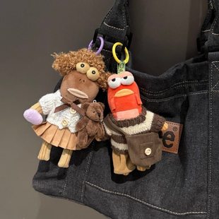 泡泡玛特比奇堡居民衣服娃衣丑鱼酷酷鱼瘫瘫鱼打工鱼娃衣套装着替