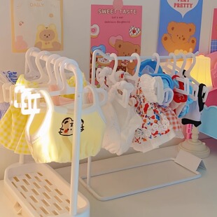 拉布布衣服衣架10cm娃衣15cm挂架20cm棉花娃娃衣服labubu收纳架