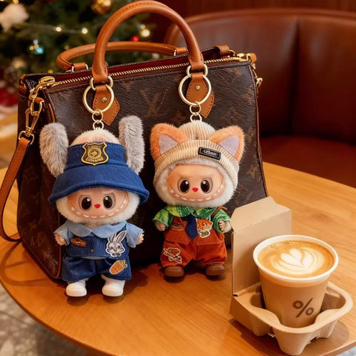 疯狂动物城labubu娃衣玩偶服装