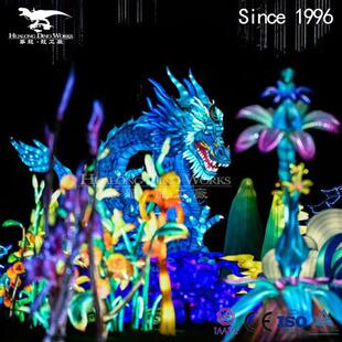 夜游项目游乐设备景区引流美陈展品自贡彩灯网红打卡氛围花灯