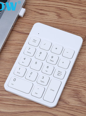 BOW巧克力无线数字小键盘笔记本台式电脑USB外接蓝牙有线会计财务