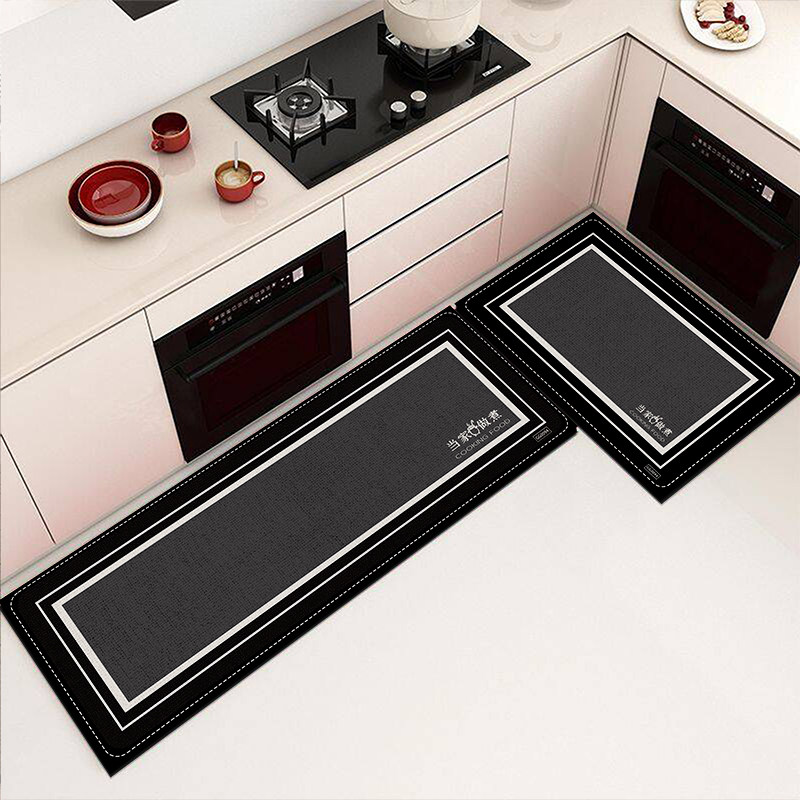 新款厨房地垫防滑防水防油耐脏专用脚垫子家用可擦免洗门口地毯,居家布艺,厨房地垫,淘宝优惠券,粉丝福利购,淘宝优惠卷