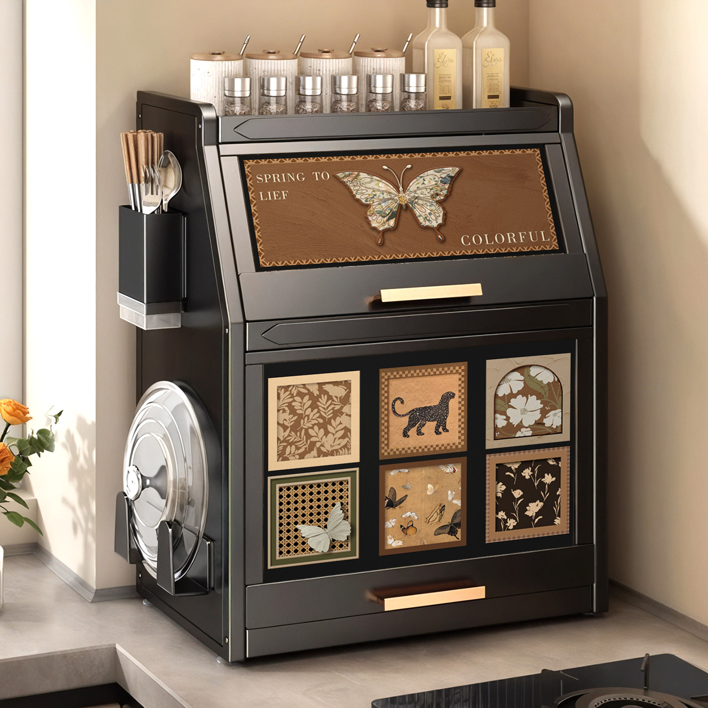 厨房调料置物架家用多功能