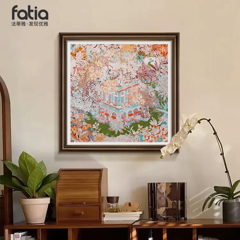 法蒂雅丝巾玄关装饰画2025新款