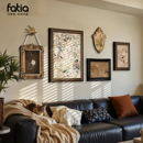 中古风挂画沙发背景墙装 美学组合艺术画 饰画客厅壁画复古油画宋式