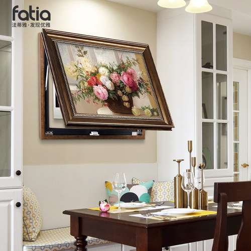 电表箱装饰画免打孔开关电源盒