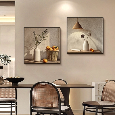 【小红书爆款】餐厅挂画2025新款