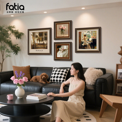 法式中古风氛围感拉满~组合挂画