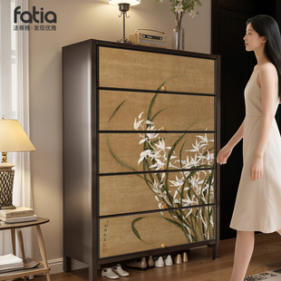 宋氏美学不锈钢鞋柜家用门口收纳柜一体靠墙室外走廊钢制铁皮鞋柜