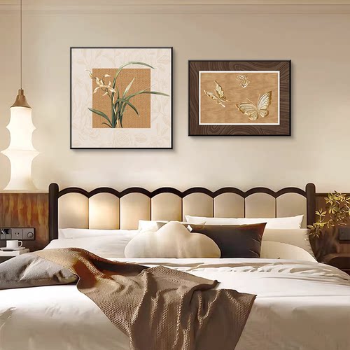 宋代美学卧室床头装饰画