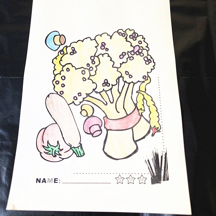 儿童宝宝涂色填色本 幼儿园3-6岁手绘益智涂鸦绘画本学画图画玩具