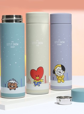韩流周边少年tuan水杯官方同款保温杯创意可爱不锈钢杯学生秋冬