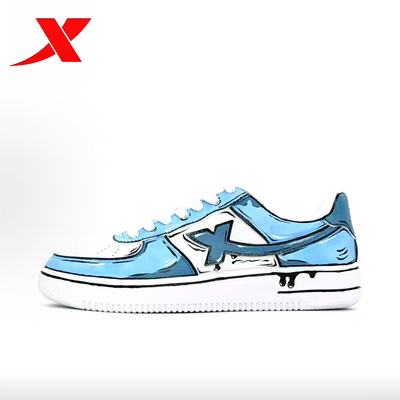 特步板鞋空军一号二次元涂鸦动漫