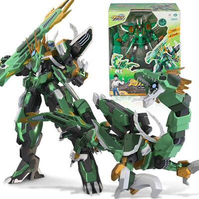 正版神兽金刚地球之盾限定黄金版机甲超变星甲王套装男孩5拼装玩