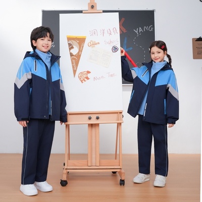 江西省南昌市南昌县小学校服班服幼儿园园服运动服秋冬套装两件套