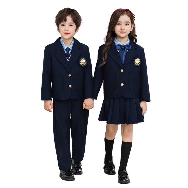 学院风班服表演初中运动服装运动套装中国风老师幼儿园园服儿童