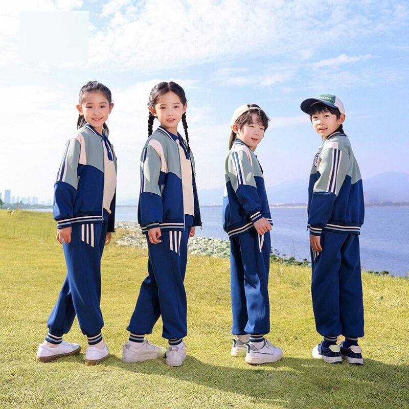 幼儿园班服英伦风棒球服小学生表演开幕式运动服亲子装春秋装比赛