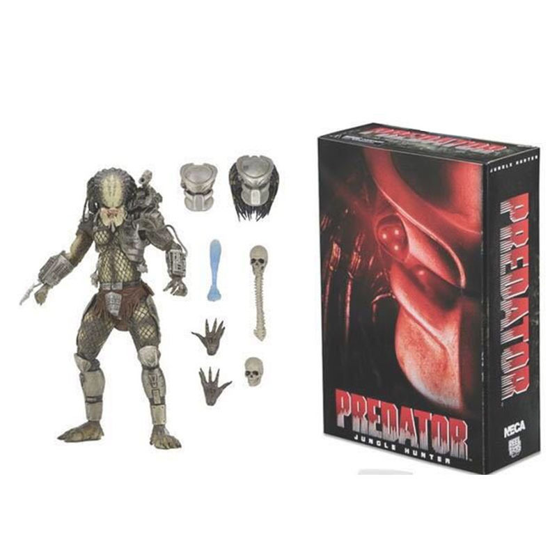 neca 元祖刀疤丛林伪装隐形凯尔特蛇皮金天使 铁血战士 可动手办