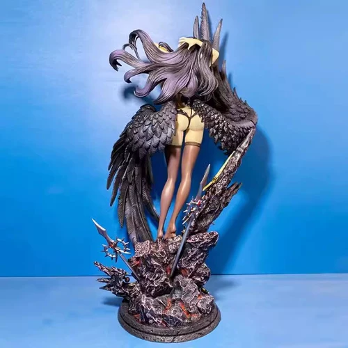 Неизвестный полный план GK Beautiful Girl Black Silk Yaerbaid Статуя