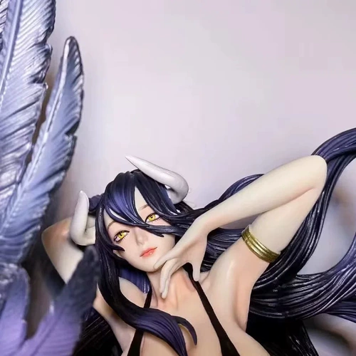 Неизвестный полный план GK Beautiful Girl Black Silk Yaerbaid Статуя