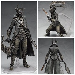 血污  Figma 367 狩猎人 Hunter可动手办公仔模型摆件人偶