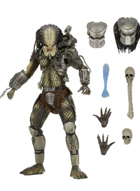 NECA铁血战士 P1丛林猎手 终极豪华版 7寸关节可动手办模型摆件