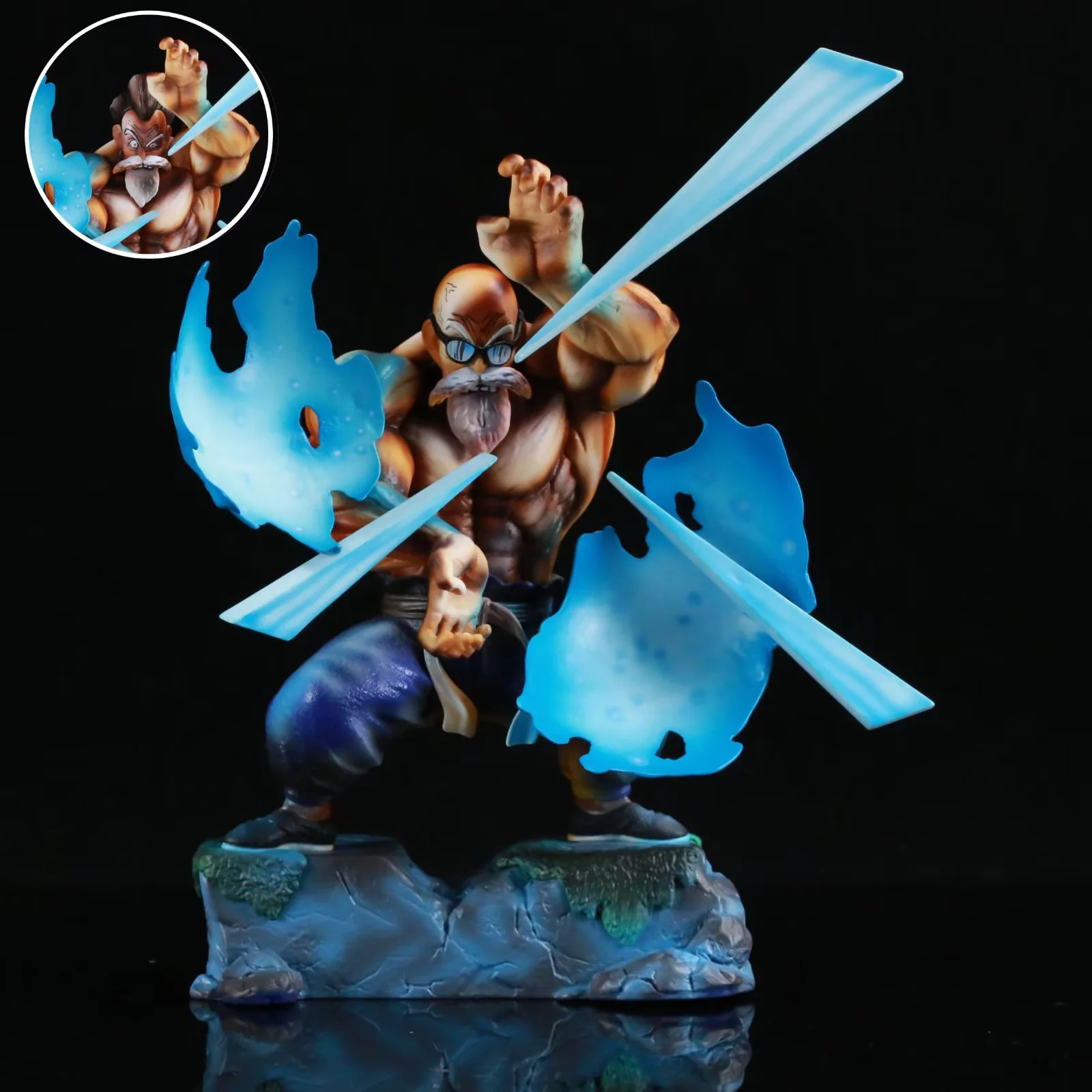 龟仙人龟派气功肌肉强化手办