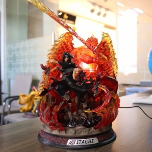 雕像模型盒装 可发光 手办摆件人偶 宇智波鼬.须佐能乎.完全体