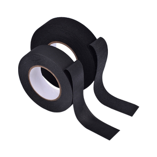 植绒胶带加厚绒布黑色消除中控异响发动机舱线路降噪屏蔽胶贴涤沦布阻燃电工包扎绝缘耐高温性能好线束胶带