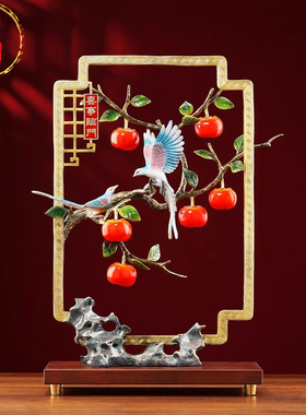 威弗列德新中式喜鹊婚房摆件新婚